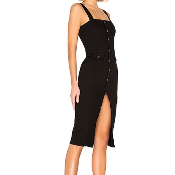 GRLFRND Dresses & Skirts - GRLFRND Petra dress in black + free forever 21 t-shirt Like new XS